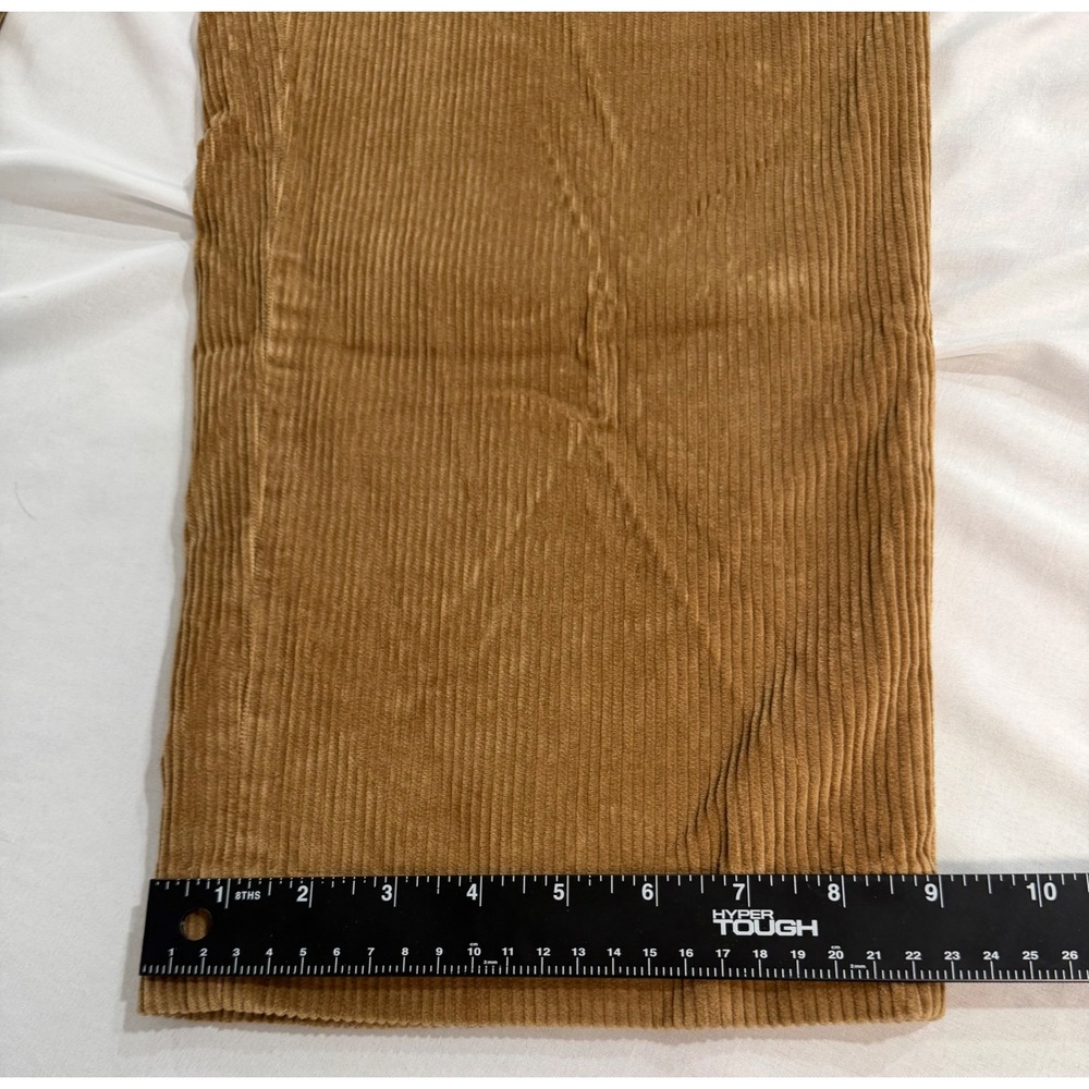 LL Bean Comfort Waist Corduroy Pants Mens 36 Tan Brown Wide Wale Cotton 278899 - Picture 3 of 7